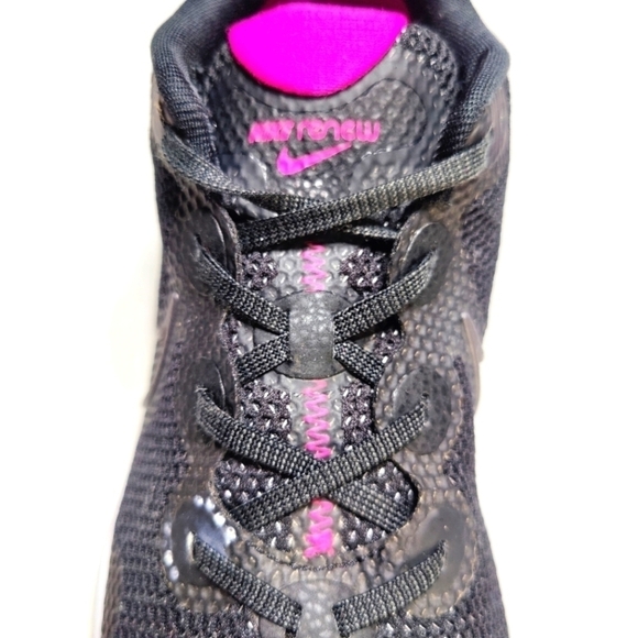 Nike Renew Run Black Purple Comfort Sneakers Running Shoes Women's Size 11 - Picture 4 of 9